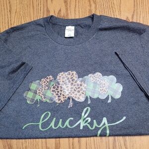 St Patrick's Day Women's Short Sleeve Tshirt size large